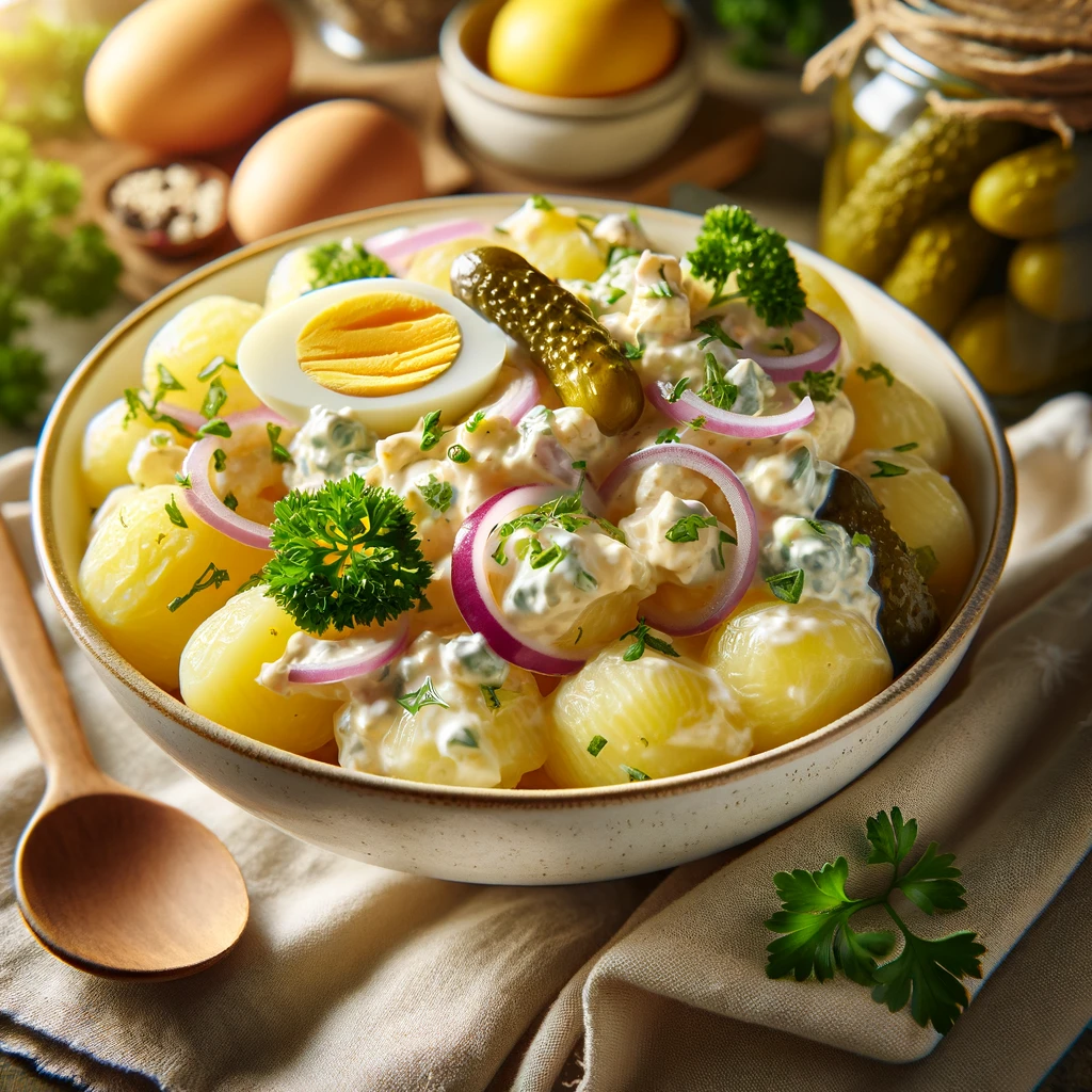 סלט תפוחי אדמה במיונז: המתכון הקלאסי שכל אחד חייב להכיר